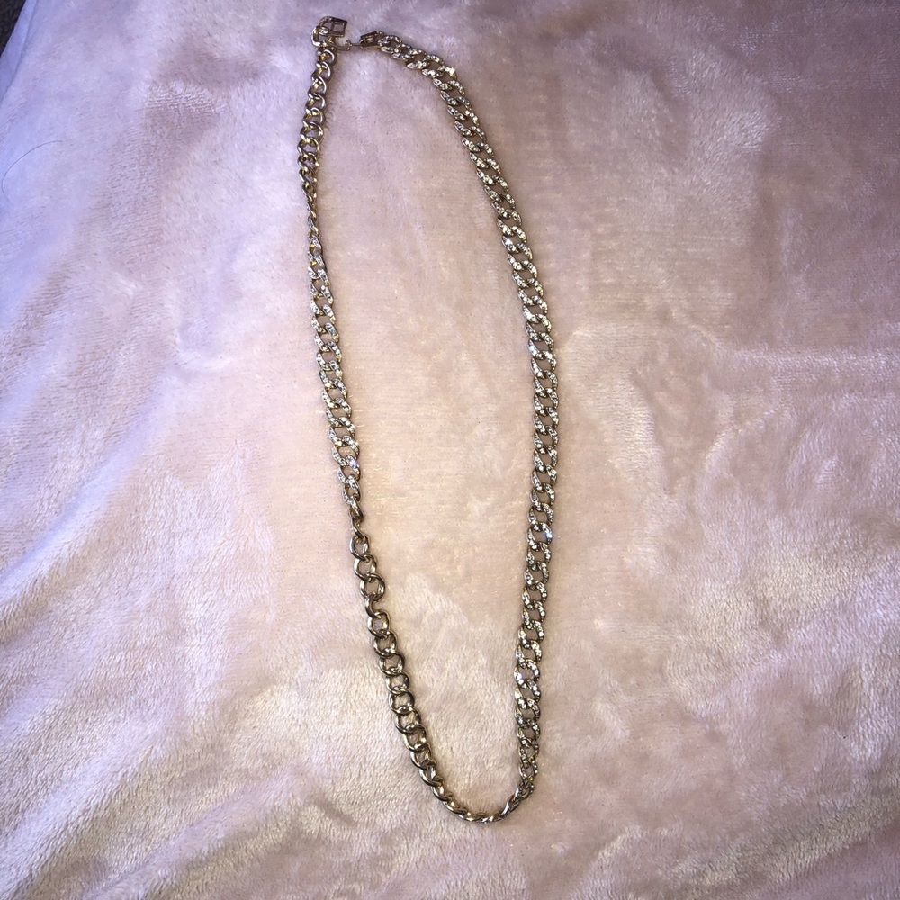 Gold Chain with “Diamonds”